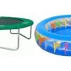 Een trampoline of zwembad in je tuin!