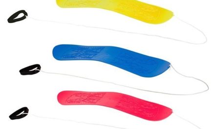 Winnen: Slideboard in geel, rood of blauw