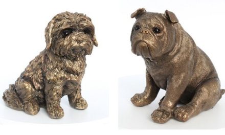 Hondenbeeldjes in bronskleur zijn een echte aanwinst voor je interieur
