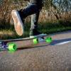 Eindeloos stunten met een skateboard